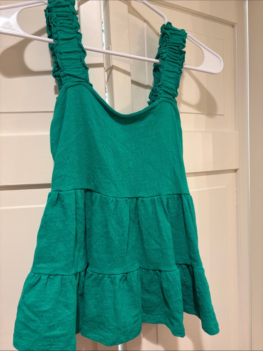 Altar'd State Green Tiered Tank Top